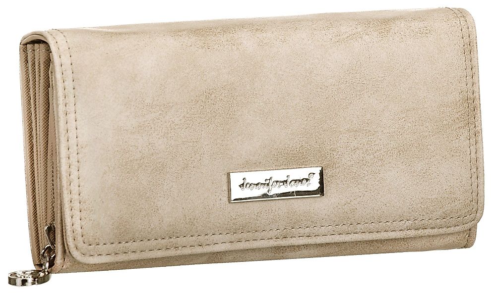 Jennifer Jones Geldbörse, Damen Geldbörse faltbar 4 Geldscheinfächer Portem günstig online kaufen