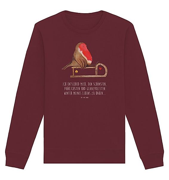 Mr. & Mrs. Panda Longpullover Rotkehlchen Schlitten Größe XL - Burgundy - G günstig online kaufen