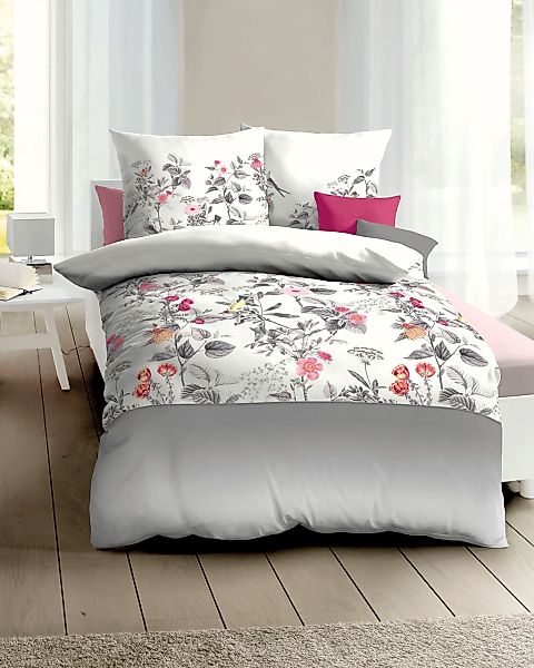 Kaeppel Bettwäsche "Formosa" 2 Stk. tlg. Mit Blumen günstig online kaufen