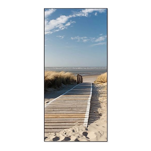 Banjado Magnettafel 37x78cm Magnetwand  Schwarz Aus Metall Magnetpinnwand P günstig online kaufen