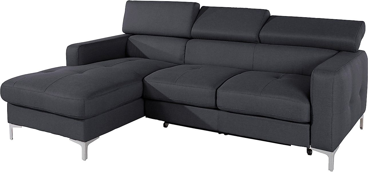 COTTA Ecksofa Sammy L-Form, mit Kopfteilverstellung, günstig online kaufen