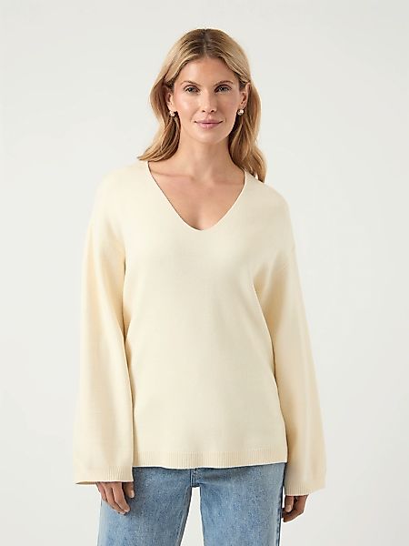 Y.A.S Strickpullover "YASELMA LS V-NECK KNIT PULLOVER S. NOOS" günstig online kaufen