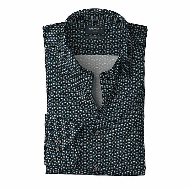 OLYMP Langarmhemd "Luxor" graphisches Muster, modern fit, Businesshemd, New günstig online kaufen