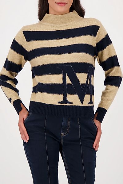 Monari Strickpullover "Pullover Ringel", Regular fit mit Rundhalsausschnitt günstig online kaufen