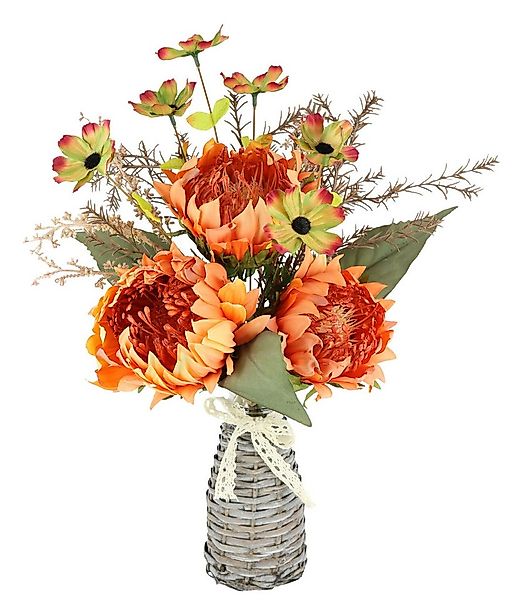 Kunstblume Protea Strauß in Vase, I.GE.A., Höhe 45 cm, Artischocken Blumens günstig online kaufen