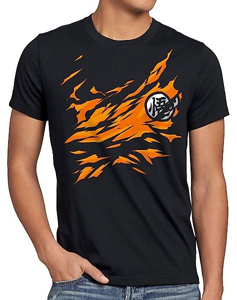 style3 T-Shirt Goku Brust super dragonball z gt songoku dbz daima günstig online kaufen