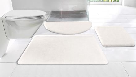 my home Badematte "Valeria, Kaninchenfell-Haptik" Höhe 20 mm rutschhemmend günstig online kaufen