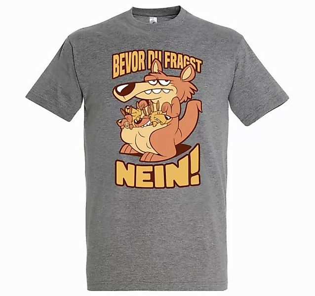 Youth Designz Print-Shirt Herren T-Shirt BEVOR DU FRAGST NEIN mit lustigem günstig online kaufen