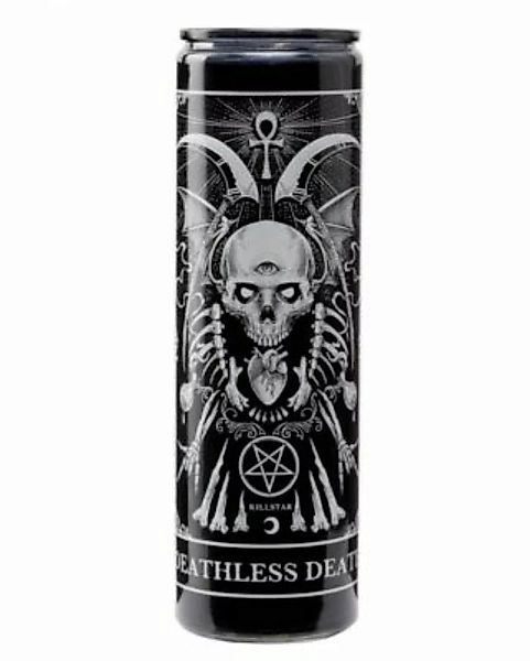 Okkulte Deathless Altarkerze im Glas von KILLSTAR Dekofiguren schwarz günstig online kaufen