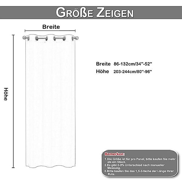 BTTO V&G Türvorhang Thermo Gardinen Vorhang günstig online kaufen
