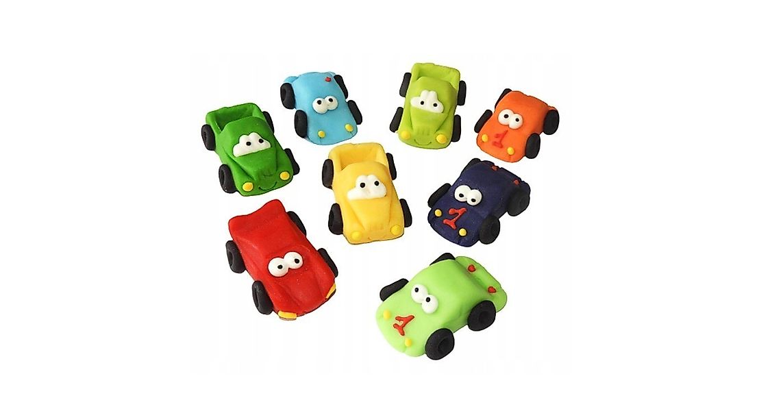 Festivalartikel Dekofigur Zucker-Auto in Mischfarben - Perfekte Dekoration günstig online kaufen