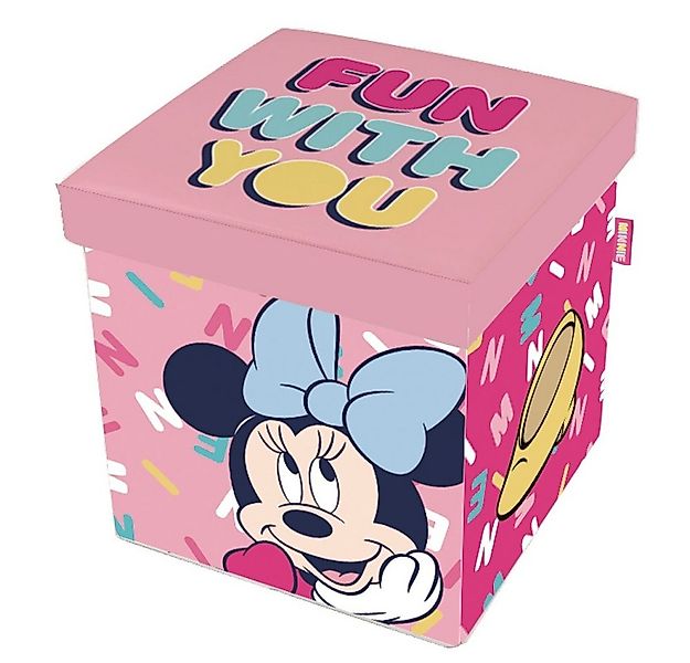 Disney Aufbewahrungsbox Disney Minnie Spielzeugaufbewahrung 30×30×30 cm günstig online kaufen