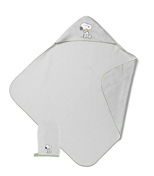 Snoopy Kapuzenhandtuch Snoopy Peanuts Baby Handtuch günstig online kaufen