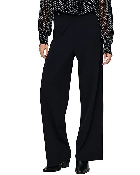ONLY Stretch-Hose Mid Waist mit weitem Bein bequem & trendy günstig online kaufen
