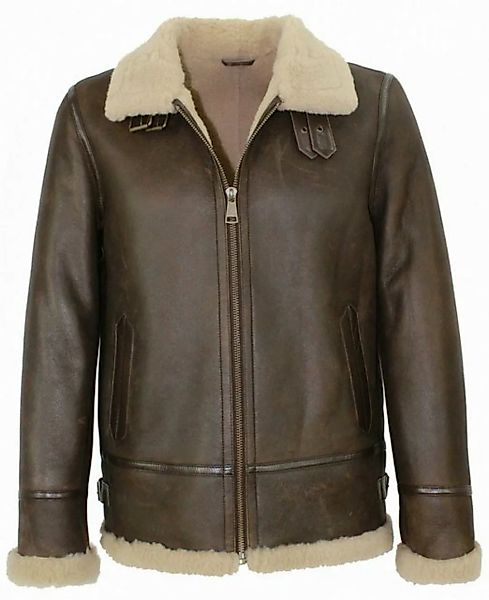 Jilani Lederjacke Jilani - Herren Lammfelljacke Lederjacke braun-beige günstig online kaufen