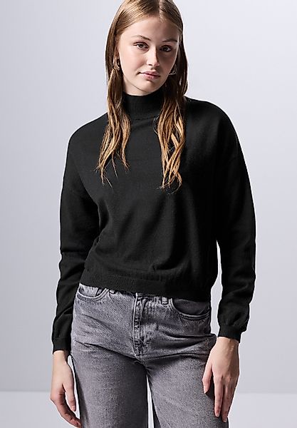 STREET ONE STUDIO Strickpullover mit Elastiksaum günstig online kaufen