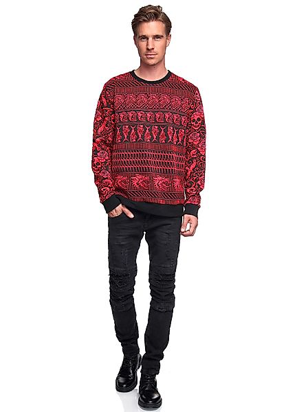 Rusty Neal Sweatshirt, mit extravagantem Muster günstig online kaufen
