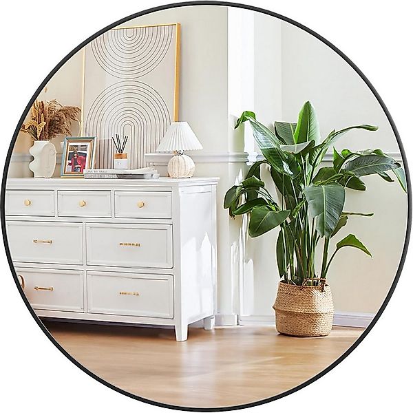 GarveeMore Badspiegel Badspiegel Badezimmerspiegel Wandspiegel Spiegel rund günstig online kaufen