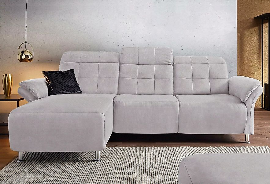 Places of Style Ecksofa "Manhattan L-Form", 2 Sitze mit elektrischer Relaxf günstig online kaufen