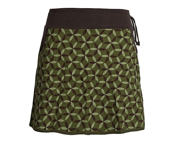 Vishes Minirock Rock 70er Jahre Retro Facetten Blumen-Druck Cacheur, Ethno, günstig online kaufen