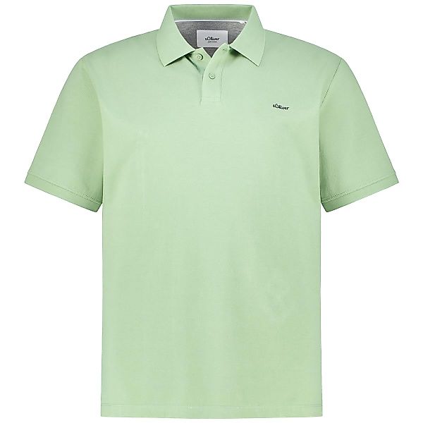 s.Oliver Poloshirt aus Baumwolle Farbe grün Größe: 5XL günstig online kaufen