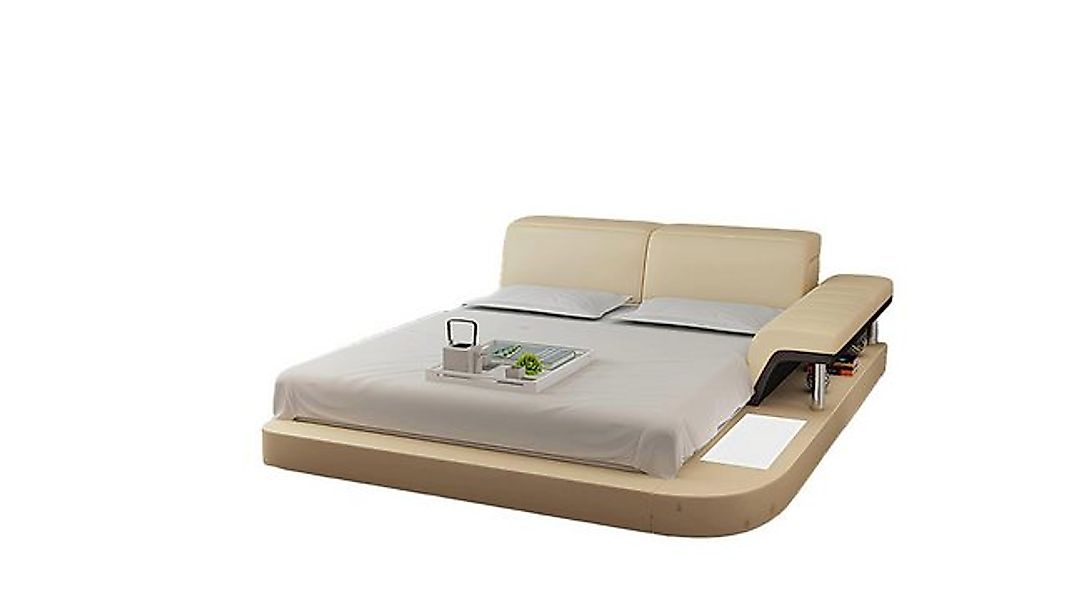 JVmoebel Bett Wasserbett Hotel Doppel Bett Betten Komplett Lederbett Polste günstig online kaufen