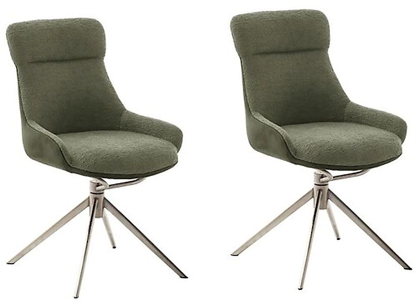 MCA furniture Esszimmerstuhl, Feingewebe, (2er-Set), drehbar 360°, Dreh- & günstig online kaufen