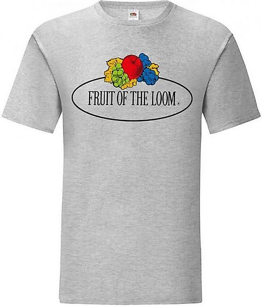 Fruit of the Loom Rundhalsshirt Vintage T Large Logo Print günstig online kaufen