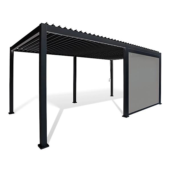 Barths Seitenrollo 360 cm für Cadiz Breite 360 cm + 720 cm Anthrazit günstig online kaufen