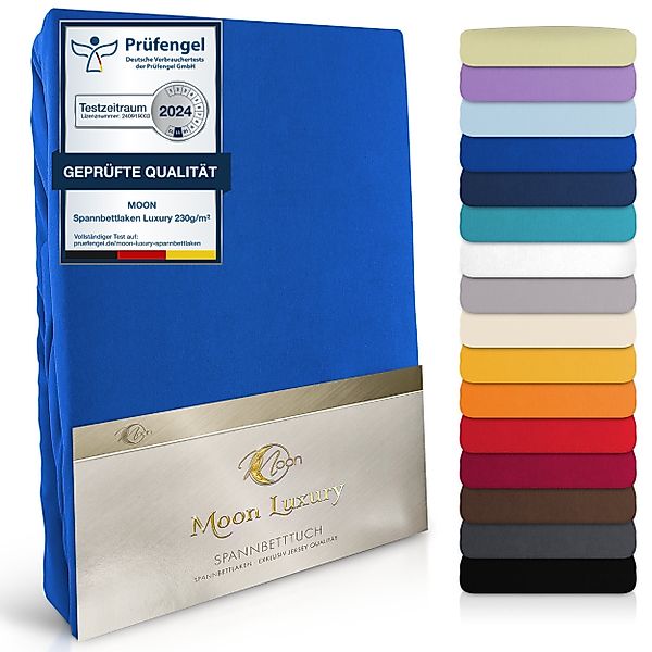 MOON Heimtextilien Spannbettlaken MOON-Luxury Spannbettlaken Jersey günstig online kaufen