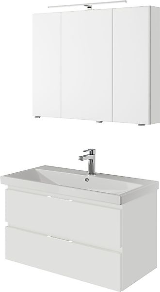 Saphir Badmöbel-Set Serie 4035 2-teilig, Keramikwaschtisch günstig online kaufen