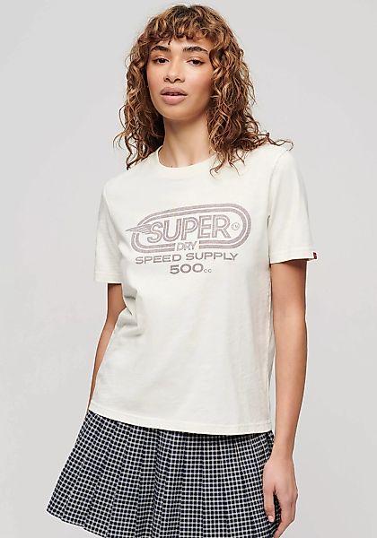 Superdry Print-Shirt "ARCHIVE KISS PRINT RELAXED TEE" günstig online kaufen