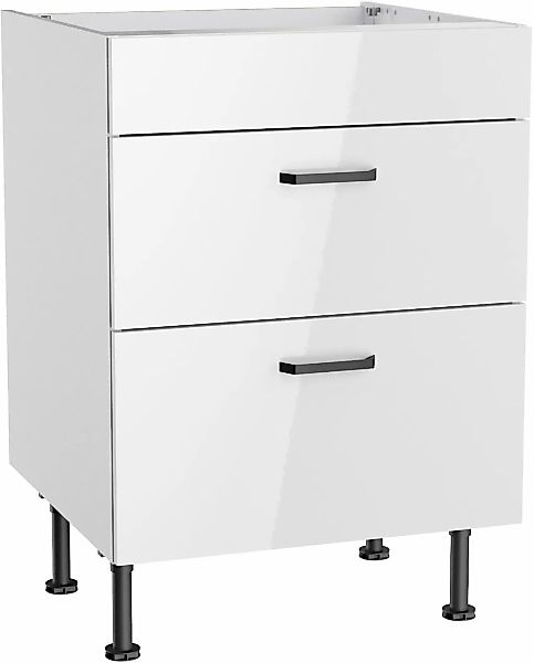 KOCHSTATION Unterschrank "KS-Paula" 60 cm breit, 87 cm hoch, 2 Auszüge für günstig online kaufen