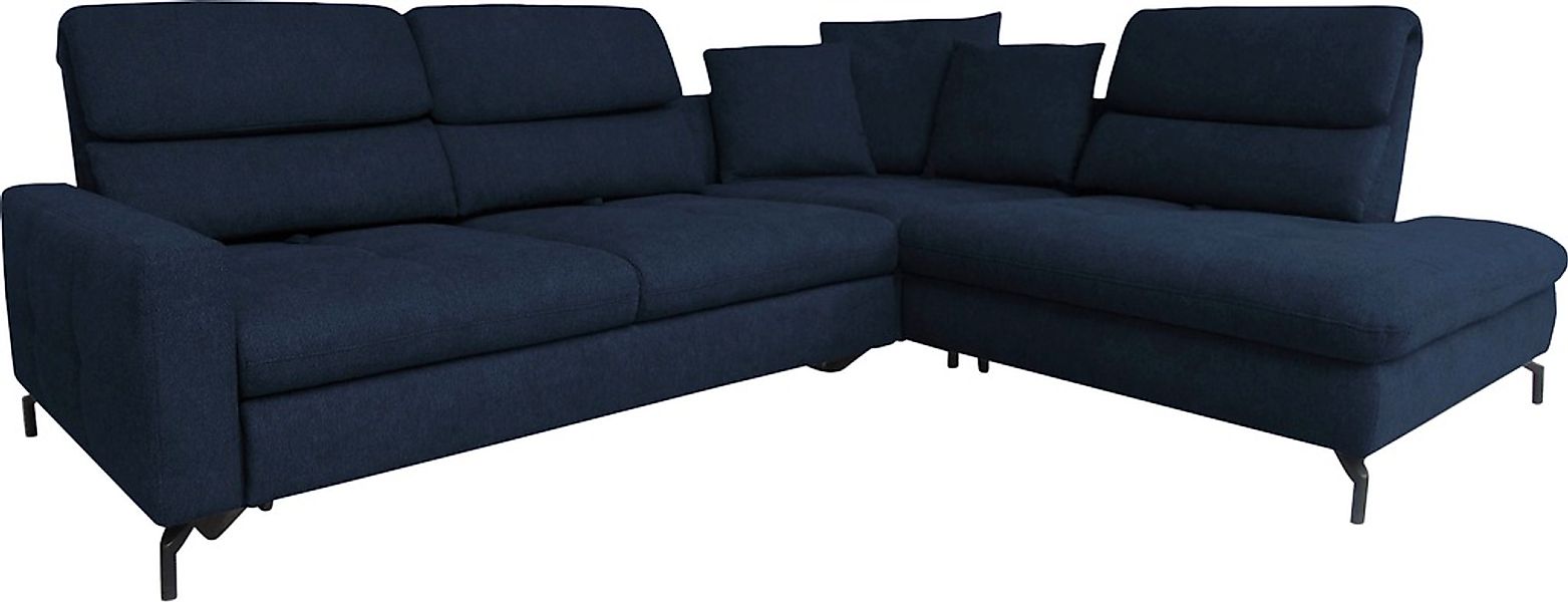 alina Ecksofa "Louis", Breite 260 cm, Rückenlehnenverstellung, wahlweise mi günstig online kaufen