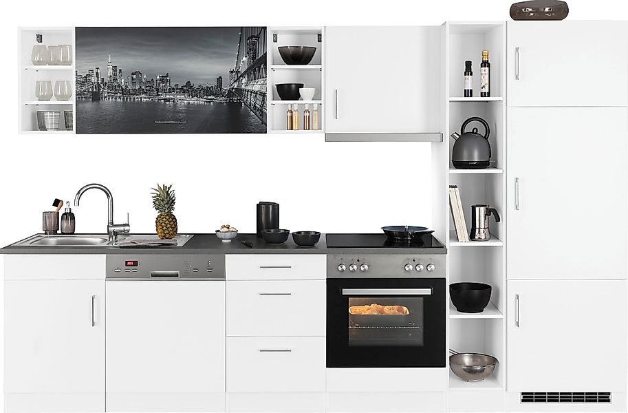 KOCHSTATION Küchenzeile »KS-Paris – Küchen mit einzigartigen Fotomotiven au günstig online kaufen