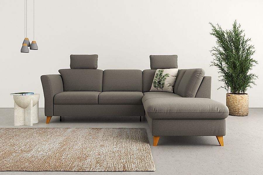 Home affaire Ecksofa Trelleborg L-Form, Federkern-Polsterung, günstig online kaufen