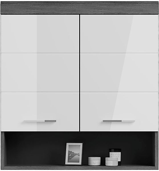 INOSIGN Hängeschrank »SIENA, Breite 74cm, 2 Türen, 1 offenes Fächer, MDF-Fr günstig online kaufen