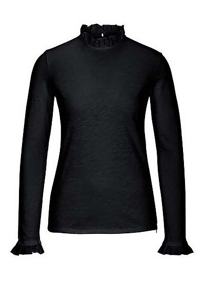 Rich & Royal T-Shirt Damen Longsleeve mit Rüschen (1-tlg) günstig online kaufen