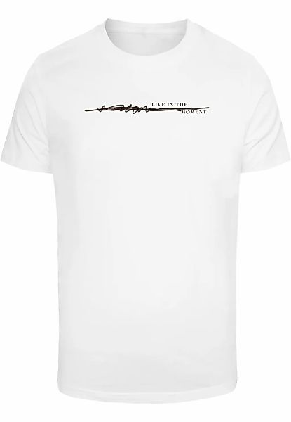 MisterTee T-Shirt "MisterTee Herren Live In The Moment Tee", (1 tlg.) günstig online kaufen