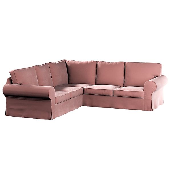 Bezug für Ektorp Ecksofa, koralle, Sofahusse für Ektorp Ecksofa, Velvet (70 günstig online kaufen