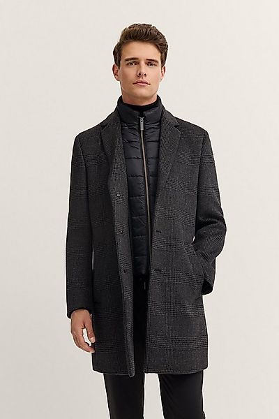 bugatti Kurzmantel Flexcity Stretch mit Glencheck-Karo und Westen-Einsatz günstig online kaufen