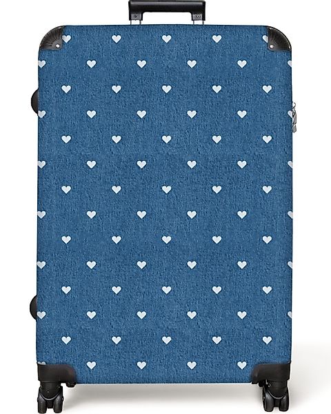 NoBoringSuitcases.com© Hartschalen-Trolley Herzen - Muster - günstig online kaufen