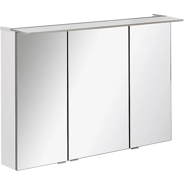 FACKELMANN Spiegelschrank "PE 80 - weiß", Badmöbel Breite 80 cm, mit 2 Türe günstig online kaufen