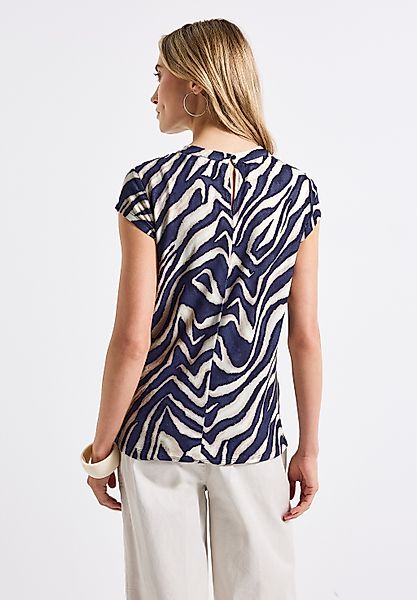 STREET ONE Print-Shirt aus softem Materialmix günstig online kaufen