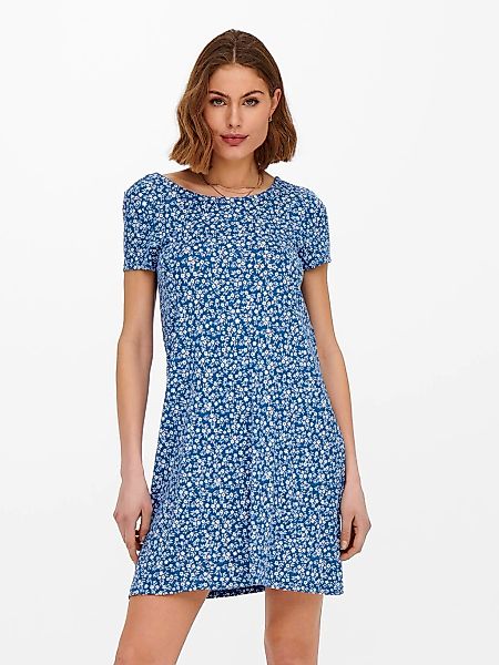ONLY Minikleid "ONLBERA BACK LACE UP S/S DRESS JRS NOOS" Viskosemischung, r günstig online kaufen