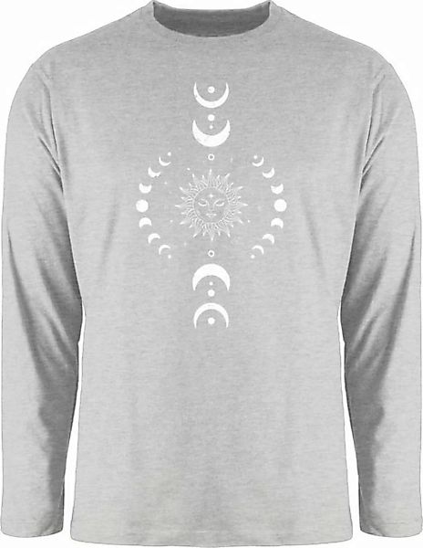 Shirtracer Rundhalsshirt Yoga Namaste Mandala Chakra Mondphase Yoga günstig online kaufen