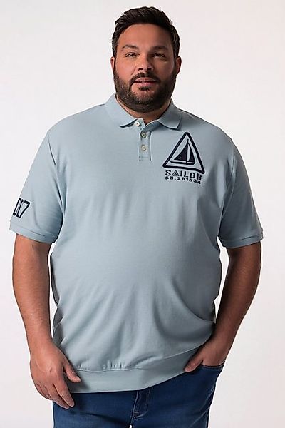 Men Plus Poloshirt Men+ Poloshirt Bauchfit Halbarm Piqué Prints günstig online kaufen