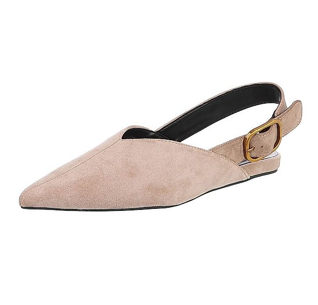Ital-Design Elegante Slingbacks mit geschlossener Zehenpartie und Schnalle günstig online kaufen