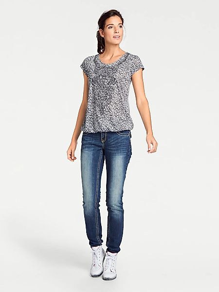 heine Rundhalsshirt "Rundhals-Shirt", 1 Stk. günstig online kaufen