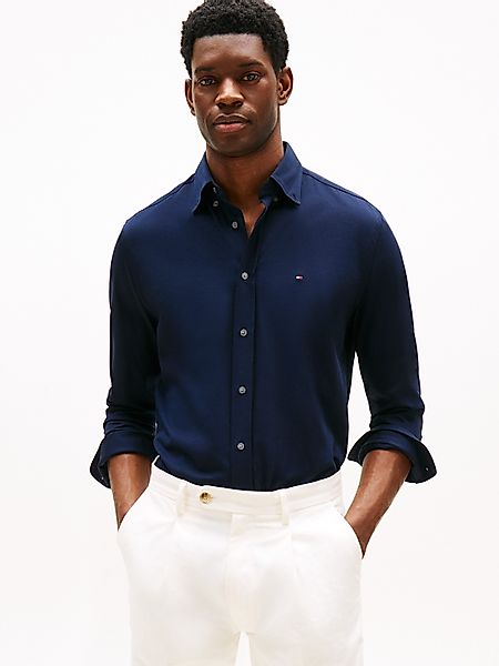 Tommy Hilfiger Langarmhemd PERFORMANCE KNIT SOLID günstig online kaufen